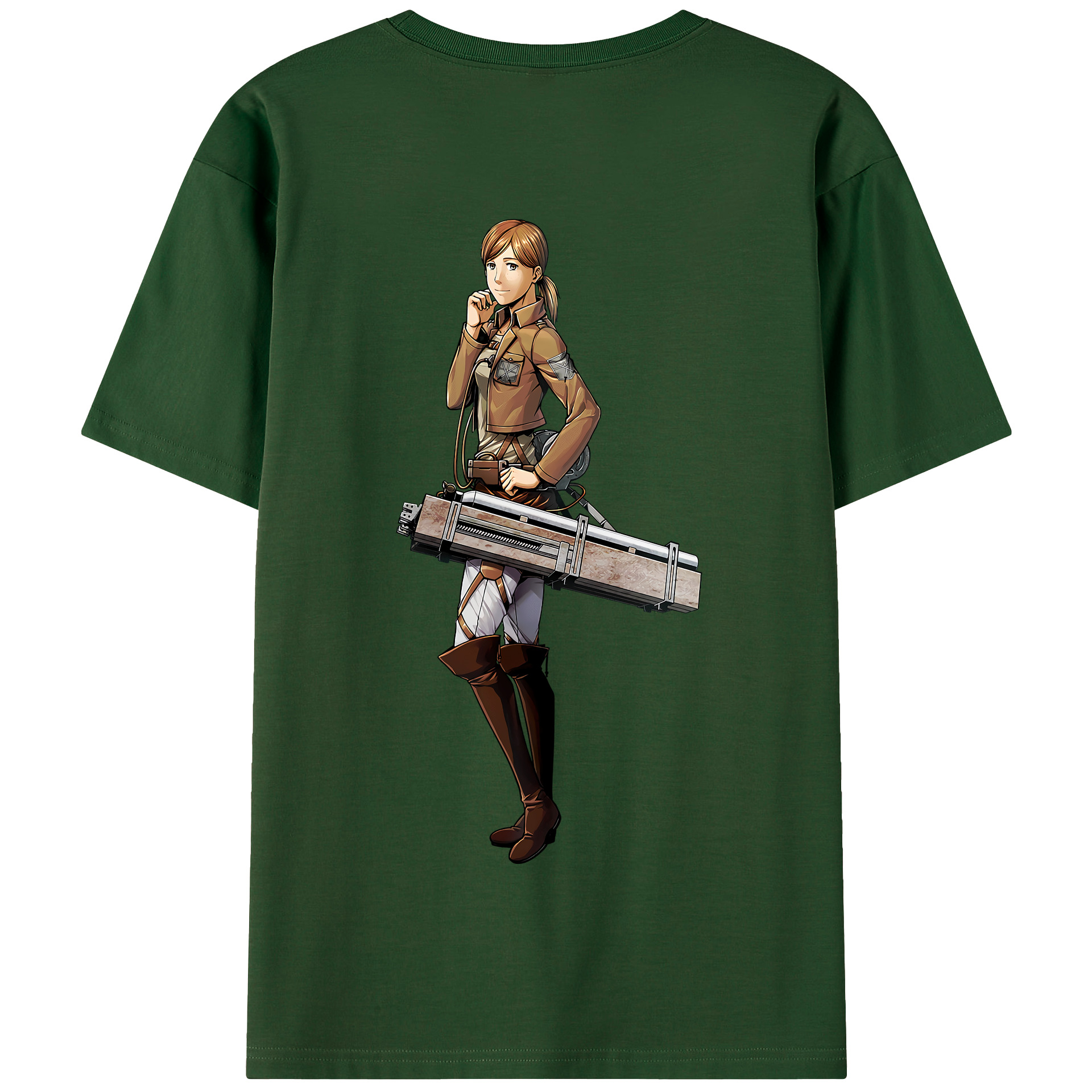 （画像用） 進撃の巨人 Attack on Titan 綿100％半袖Tシャツ（背面プリント）